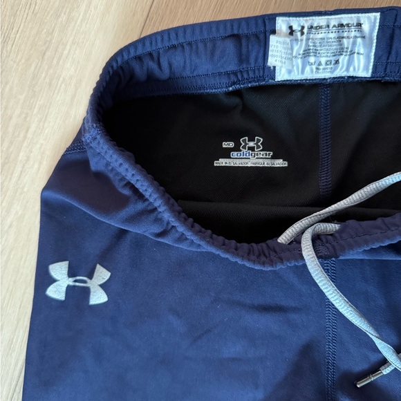 Under Armour Blue ColdGear Pants - Picture 2 of 4